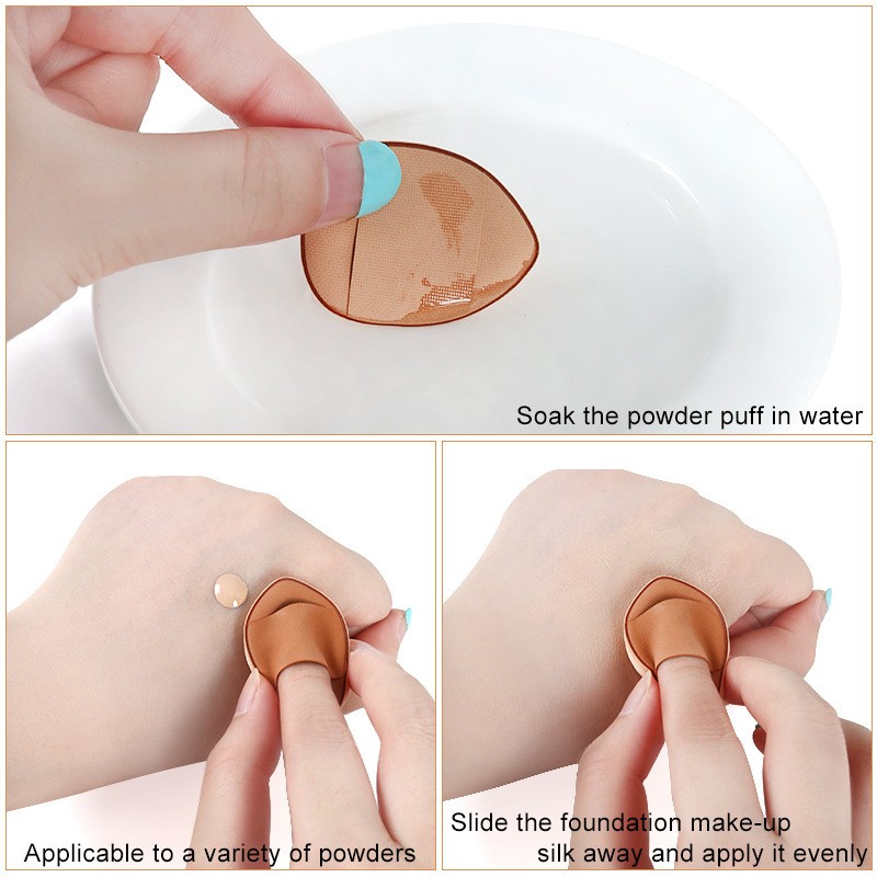 Base de maquillaje en polvo Mini Finger Puff