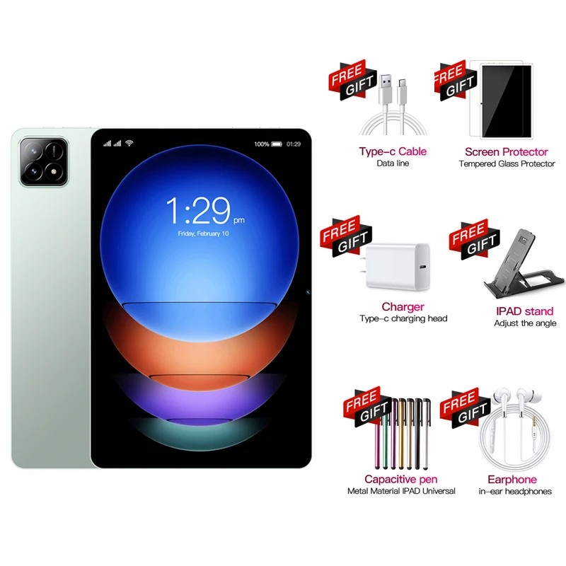 Tableta Pad 6S Pro: 11 pulgadas, HD 4K, Android 13, 5G, doble SIM
