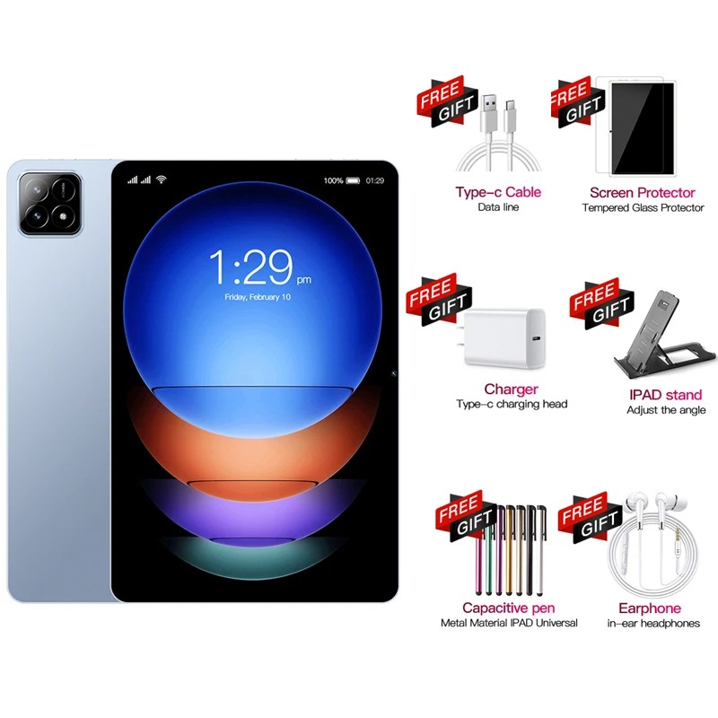 Tableta Pad 6S Pro: 11 pulgadas, HD 4K, Android 13, 5G, doble SIM