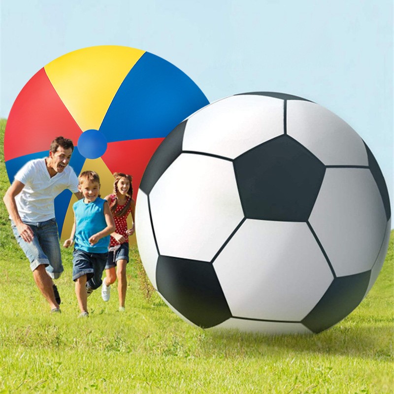 Balón de fútbol inflable de PVC grueso: juego acuático al aire libre y fútbol playa.