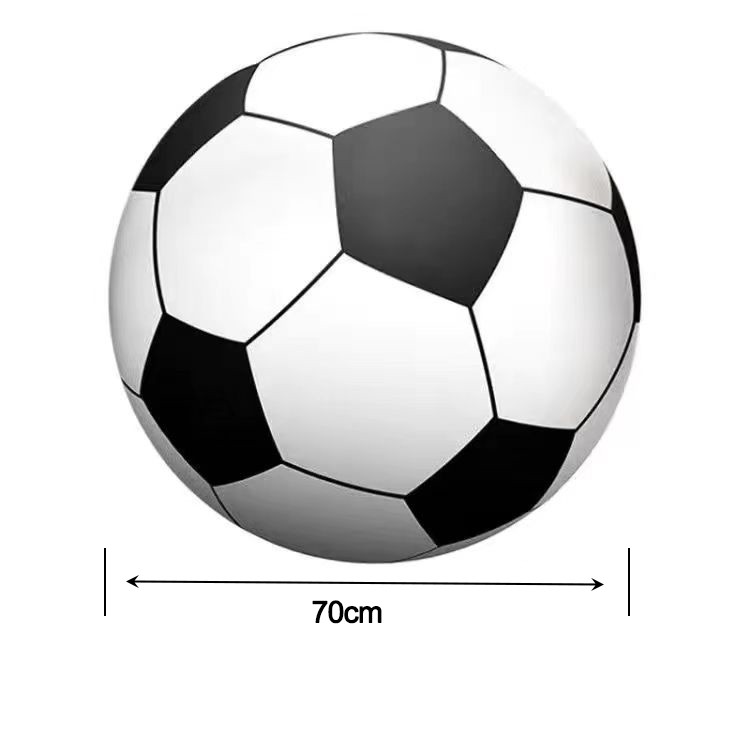 Balón de fútbol inflable de PVC grueso: juego acuático al aire libre y fútbol playa.
