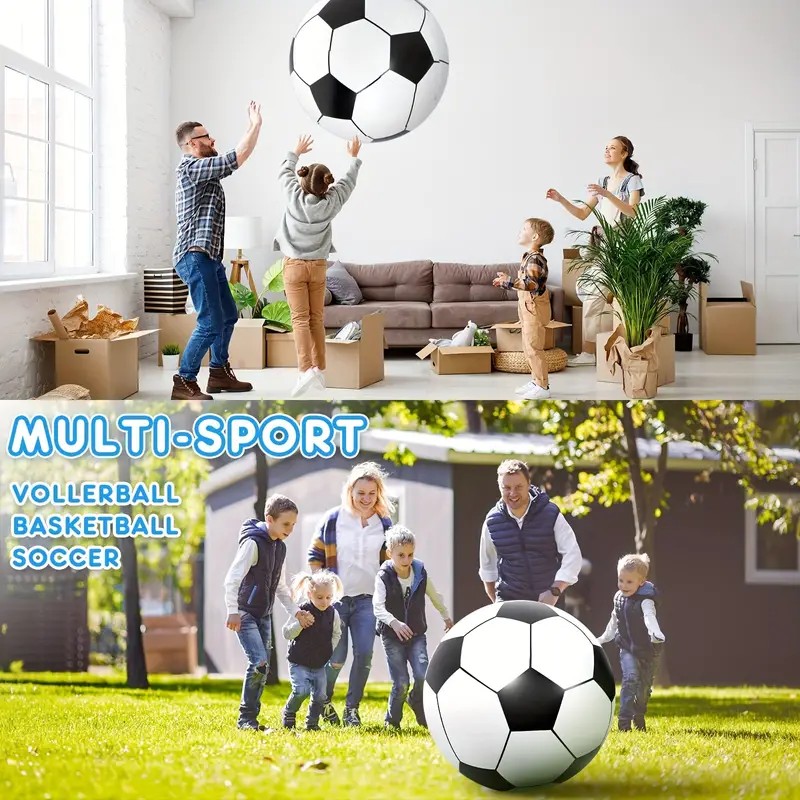 Balón de fútbol inflable de PVC grueso: juego acuático al aire libre y fútbol playa.