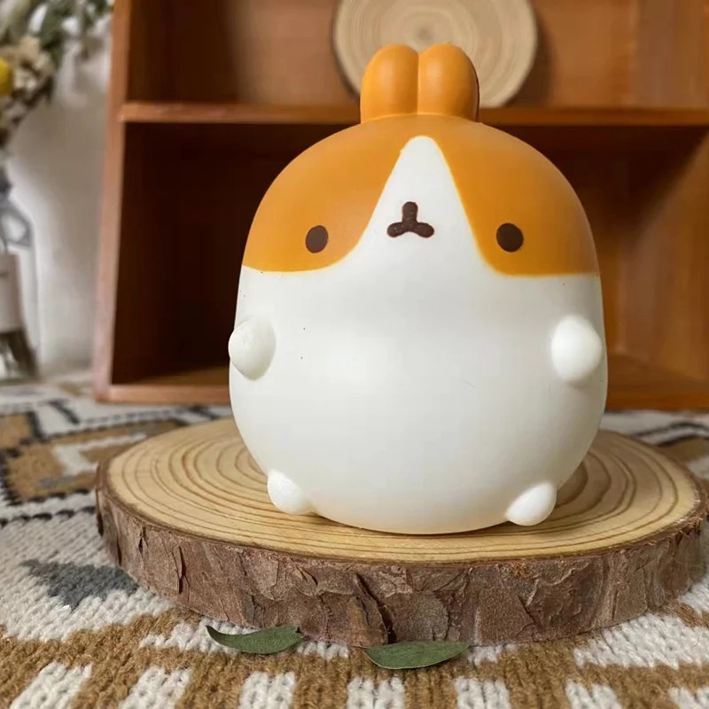 NUEVA Pelota antiestrés jumbo de fresa con forma de pollito y conejo - Kawaii - Conejo antiestrés de crecimiento lento para adultos y niños