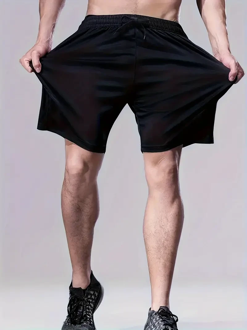 Pantalones cortos de alto rendimiento y secado rápido: ultratranspirables, de secado rápido, diseñados para hombres activos, ideales para correr, jugar al baloncesto, entrenar al aire libre y entrenar.