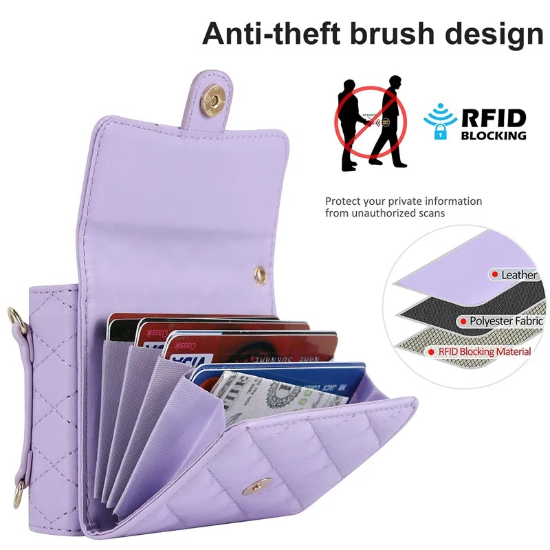 Funda de piel sintética con cordón para Motorola Razr 40 / Razr 40 Ultra