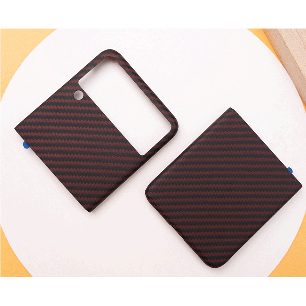 Funda de fibra de carbono pura QADIR para Samsung Galaxy Z Flip 3