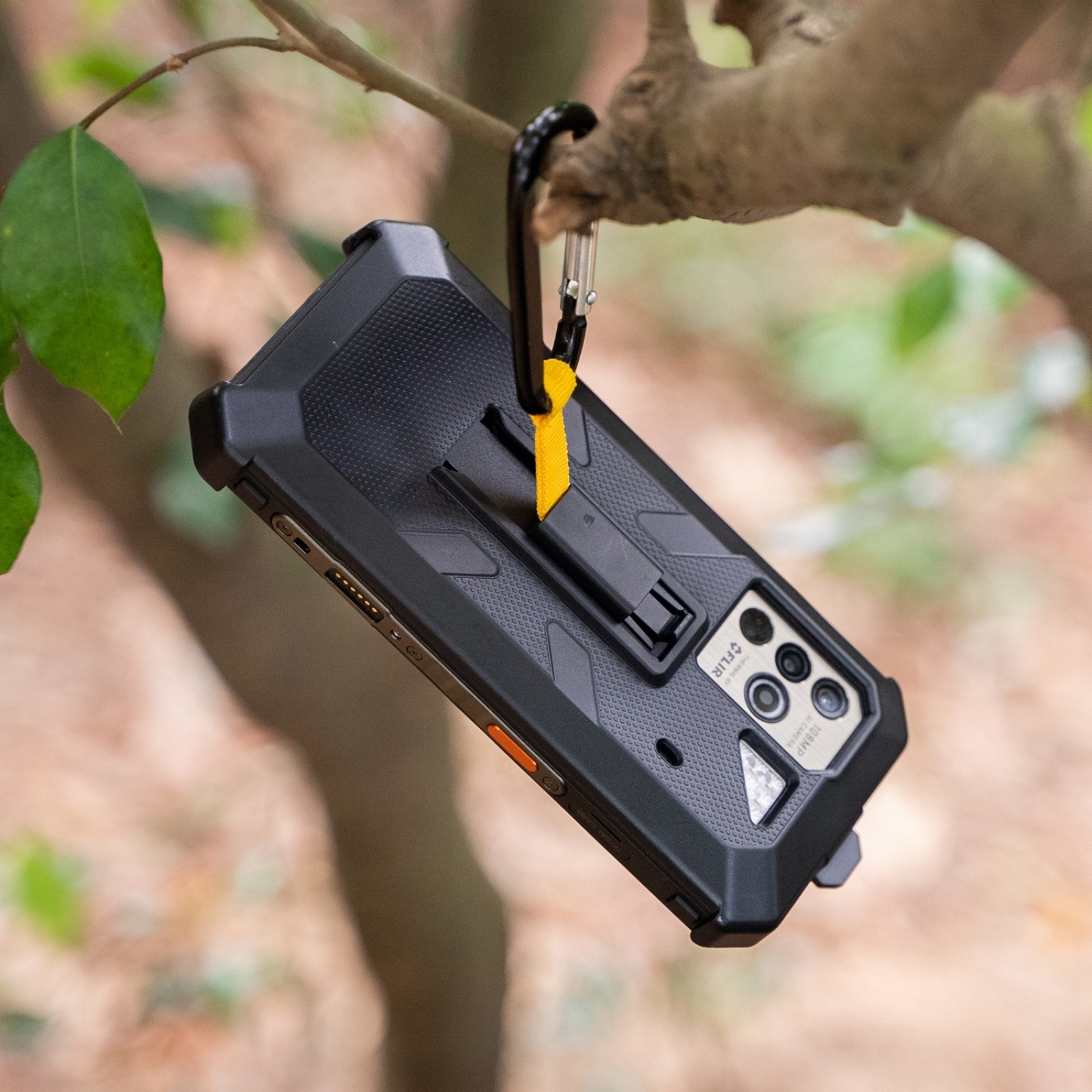 Funda protectora original para Ulefone Power Armor 18T: cubierta trasera multifuncional con clip