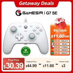 Mando para Xbox GameSir G7 SE: mando con cable y joystick de efecto Hall