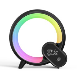 Reloj despertador analógico-digital Q Light Sunrise con audio Bluetooth