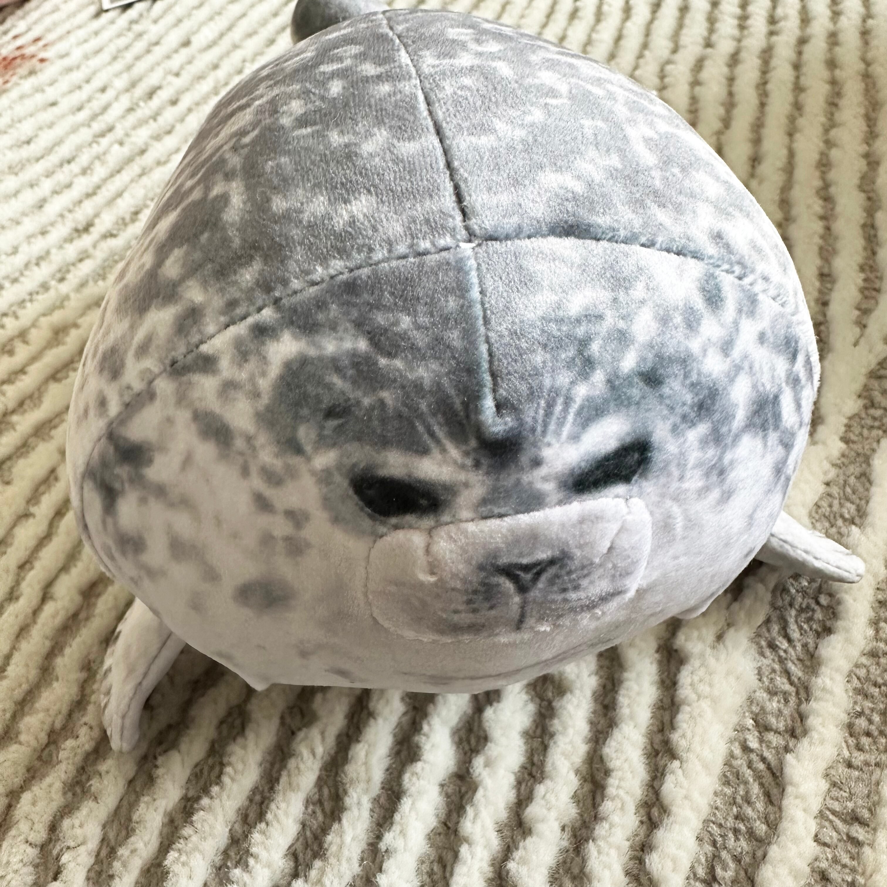 Almohada de foca de 20 cm - Peluche de foca suave Kaiyukan, popular juguete de acuario