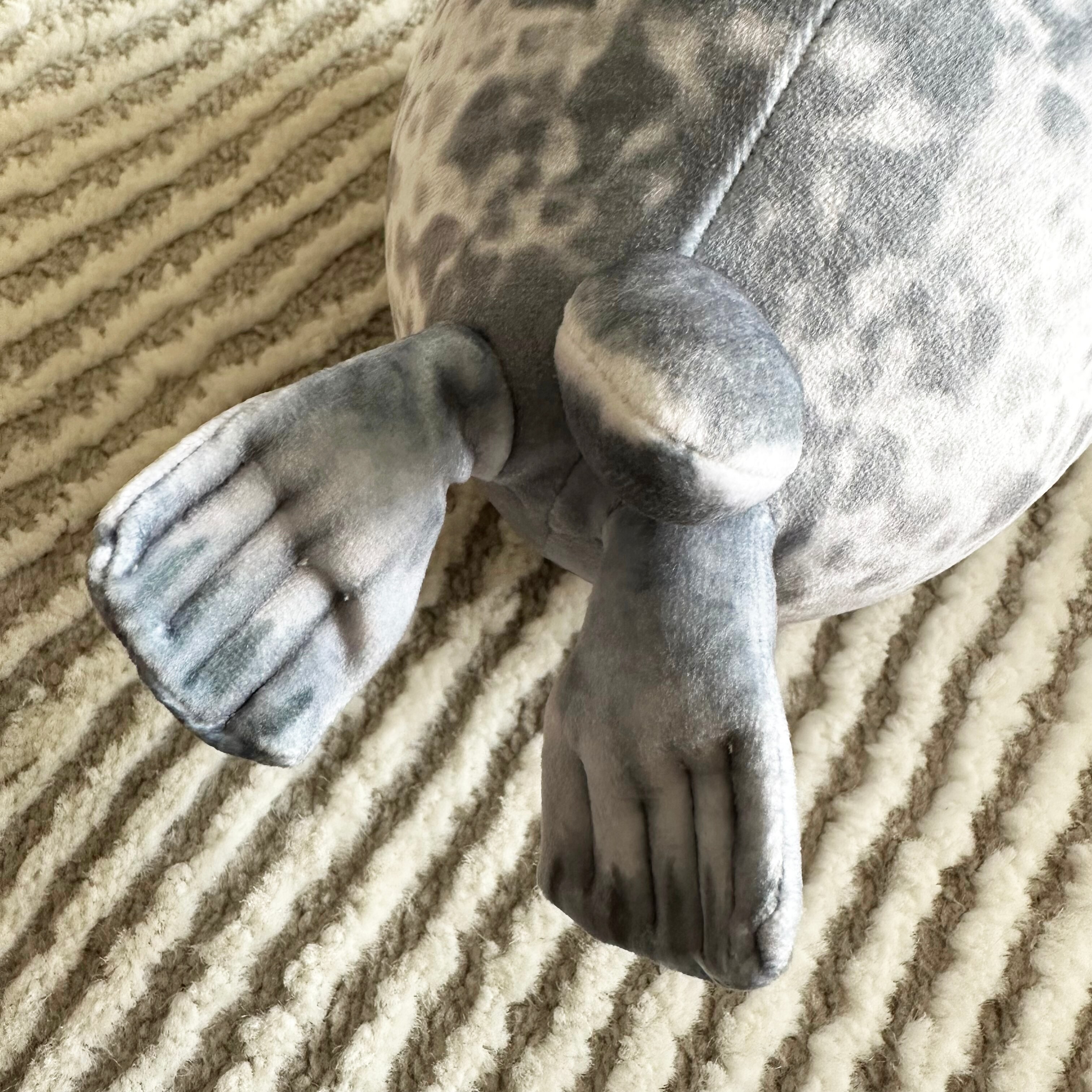 Almohada de foca de 20 cm - Peluche de foca suave Kaiyukan, popular juguete de acuario