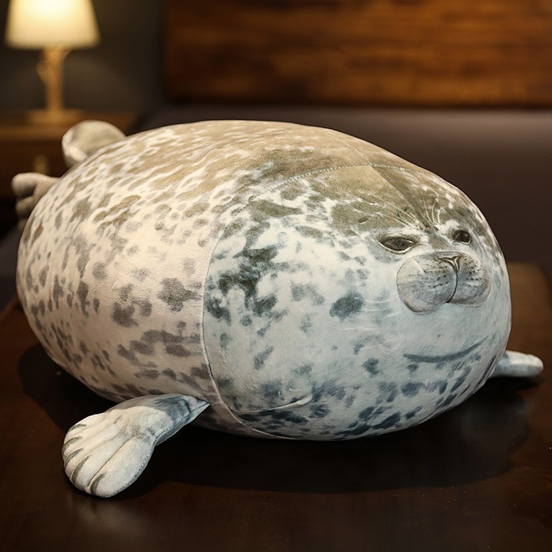 Almohada de foca de 20 cm - Peluche de foca suave Kaiyukan, popular juguete de acuario