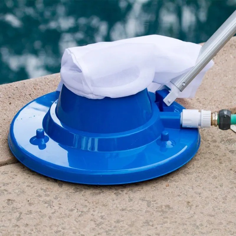Cabezal de succión para piscina para recogida y limpieza de hojas