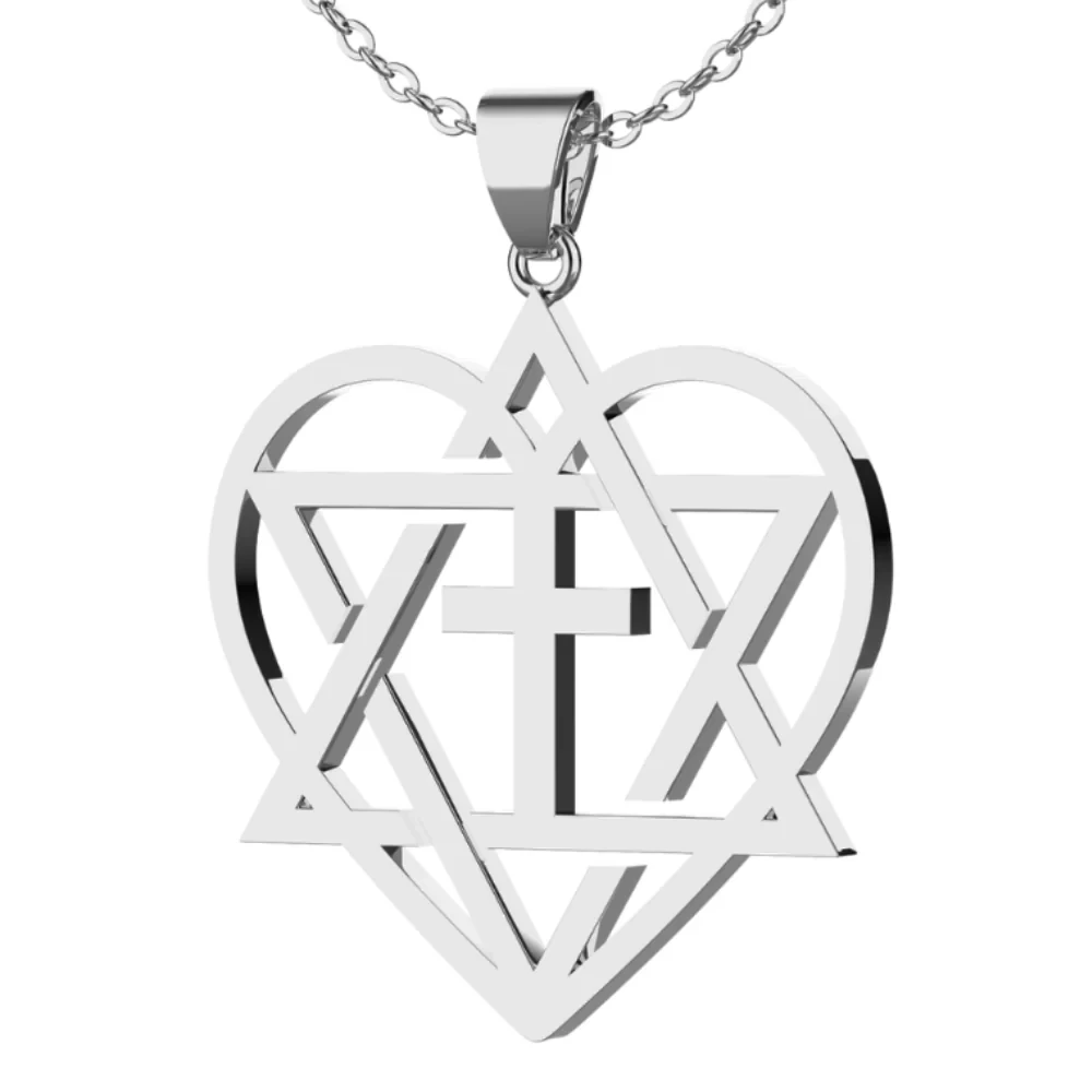Collar de corazón mesiánico