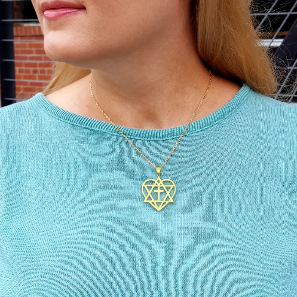 Collar de corazón mesiánico