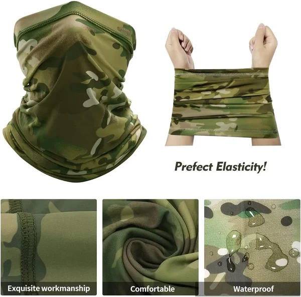 Conjunto de gorro boonie con mascarilla y polaina refrescante para el cuello