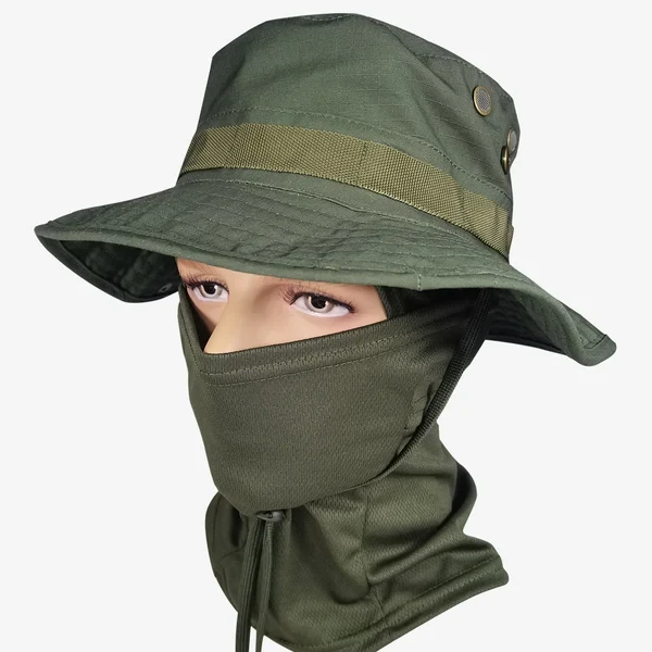 Conjunto de gorro boonie con mascarilla y polaina refrescante para el cuello