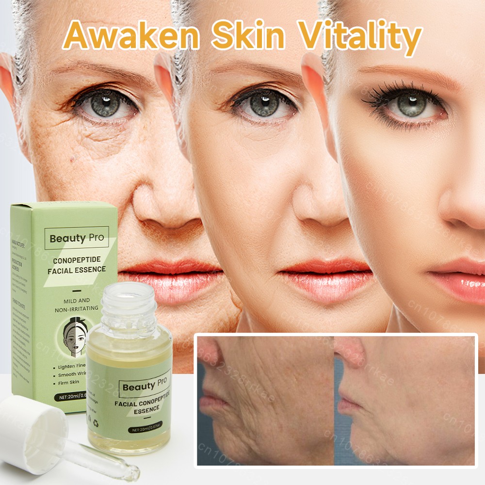 Suero facial antiarrugas: esencia reafirmante y reafirmante antiedad