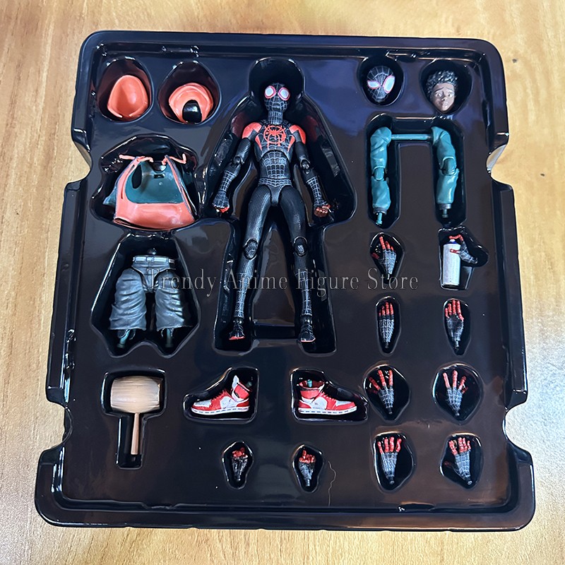 Figura de acción de Spider-Man Miles Morales de Sv Action - Sentinel Marvel Spider-Man: Un nuevo universo - Juguetes