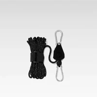 Cuerda de camping portátil ajustable y fija (2 unidades)