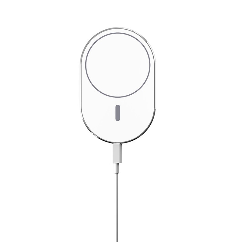 Soporte magnético para coche para iPhone 12, 13, 14 y 15 Pro Max con cargador inalámbrico Qi de 15 W.