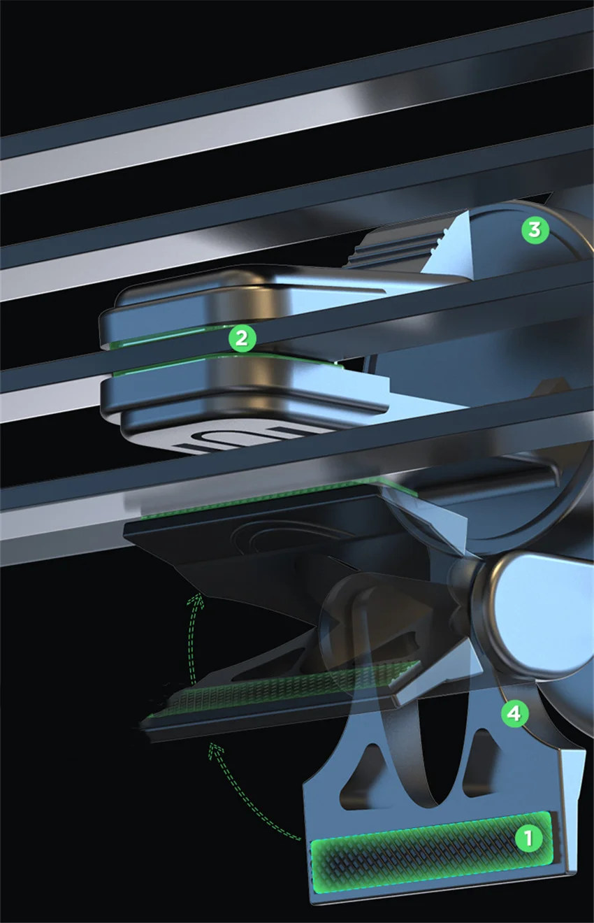 Cargador inalámbrico magnético para coche de 30 W con soporte para rejilla de ventilación - Soporte de carga rápida para iPhone 12, 13, 14, 15 Pro Max Mini