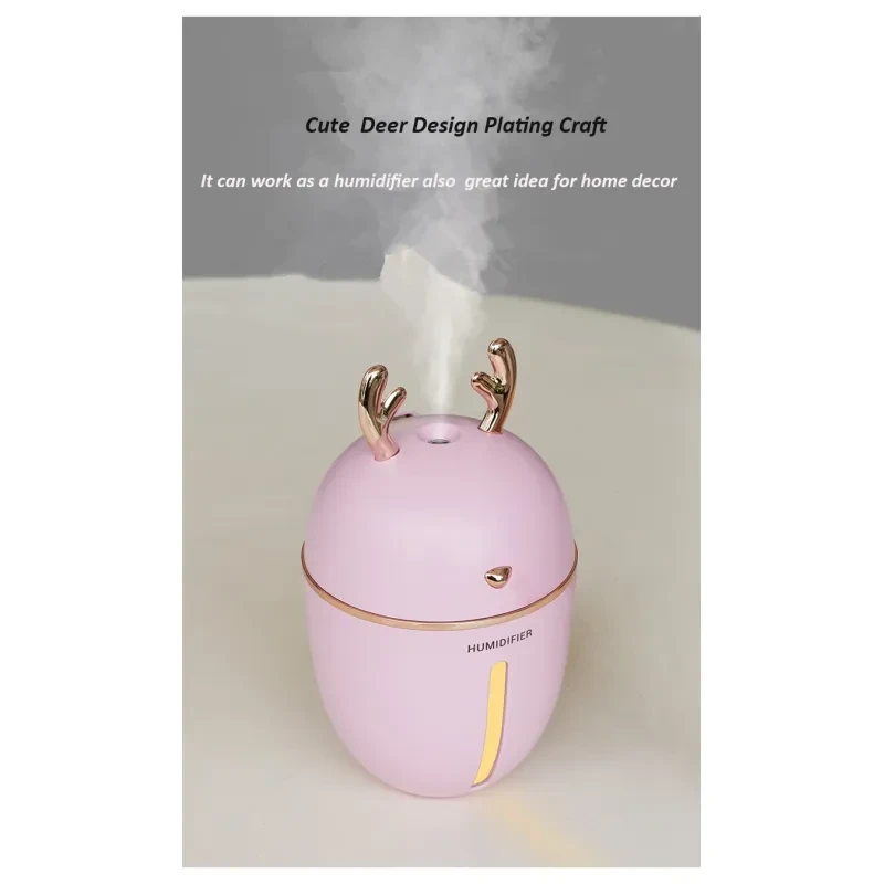 Humidificador ultrasónico de asta de reno
