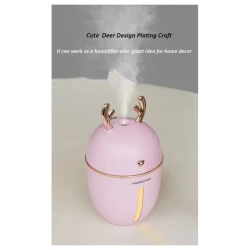 Humidificador ultrasónico de asta de reno