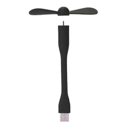 Mini ventilador USB flexible de bambú con forma de libélula: solución de refrigeración portátil y flexible