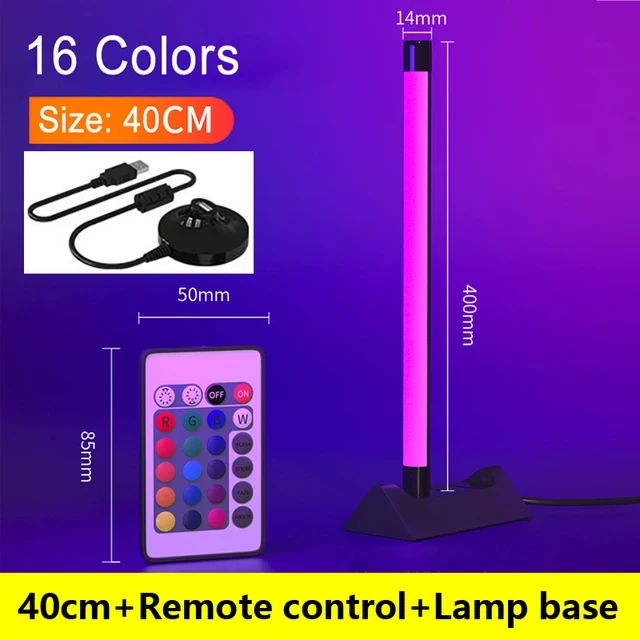 Luz de complemento fotográfico con iluminación púrpura colorida: lámpara de ambiente para una fotografía perfecta