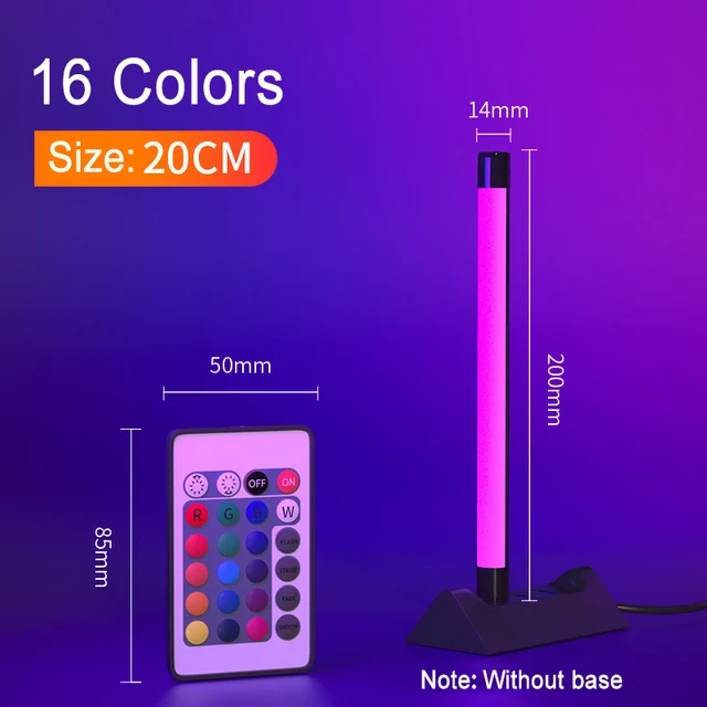 Luz de complemento fotográfico con iluminación púrpura colorida: lámpara de ambiente para una fotografía perfecta