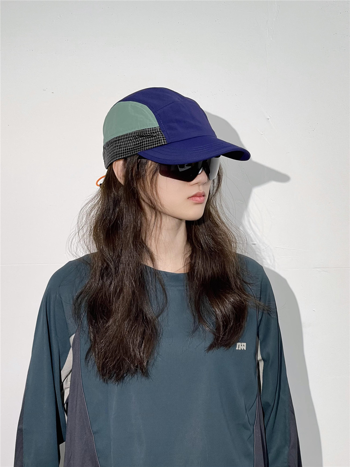 Gorra de béisbol retro de color contrastante, de secado rápido y transpirable para exteriores.