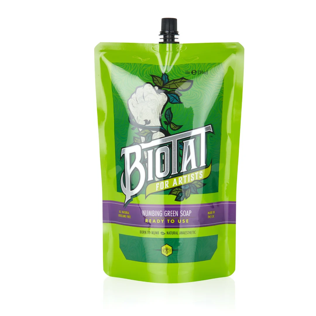 Natural Numbing Green Soap – Ready to use By Biotat®
