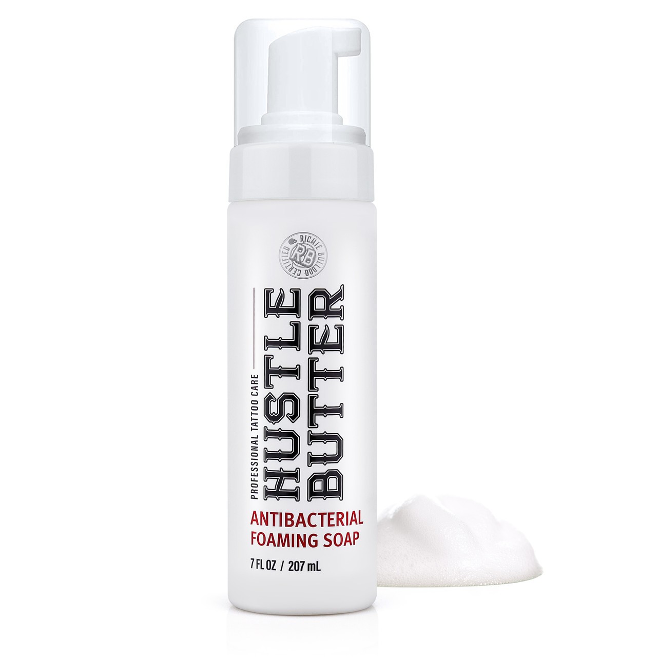 Hustle Butter – Hustle Bubble Deluxe – Foaming Wash – Antimicrobial Tattoo Soap And Skin Cleanser