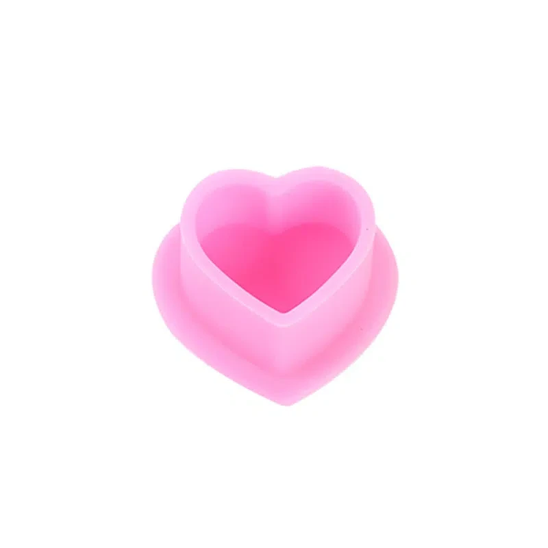 Heart Shaped Disposable Tattoo Ink Cups With Base