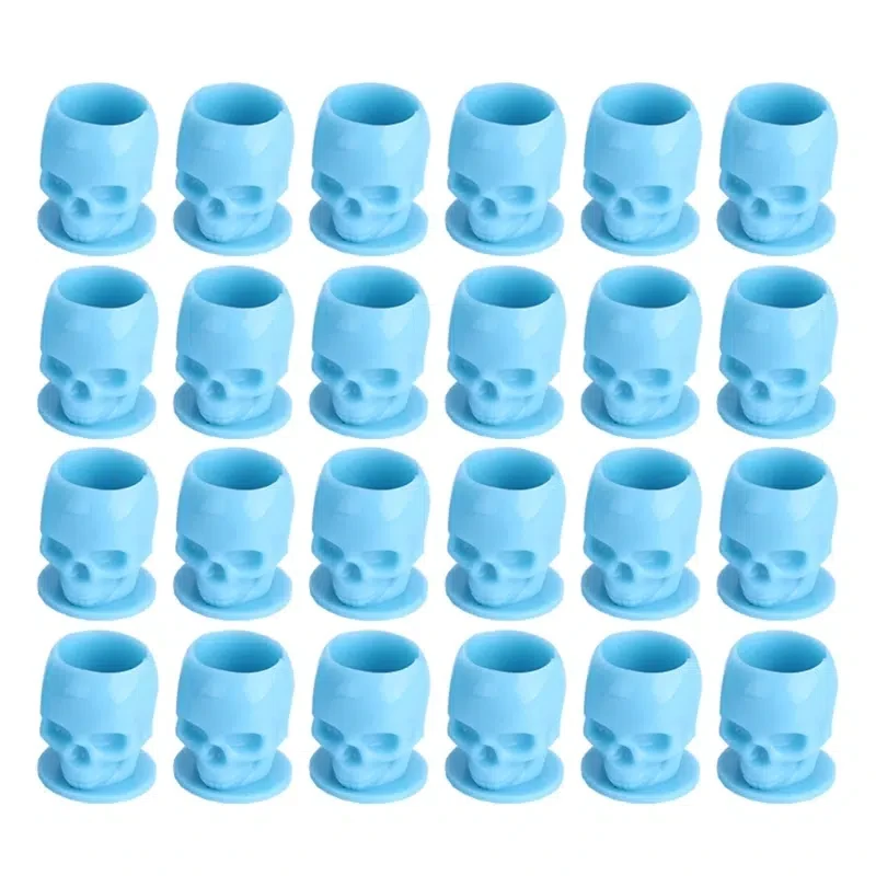 Skull Shaped Disposable Tattoo Ink Cups