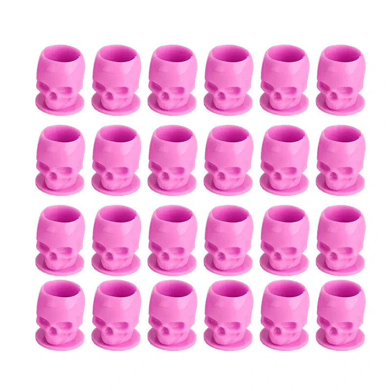 Skull Shaped Disposable Tattoo Ink Cups