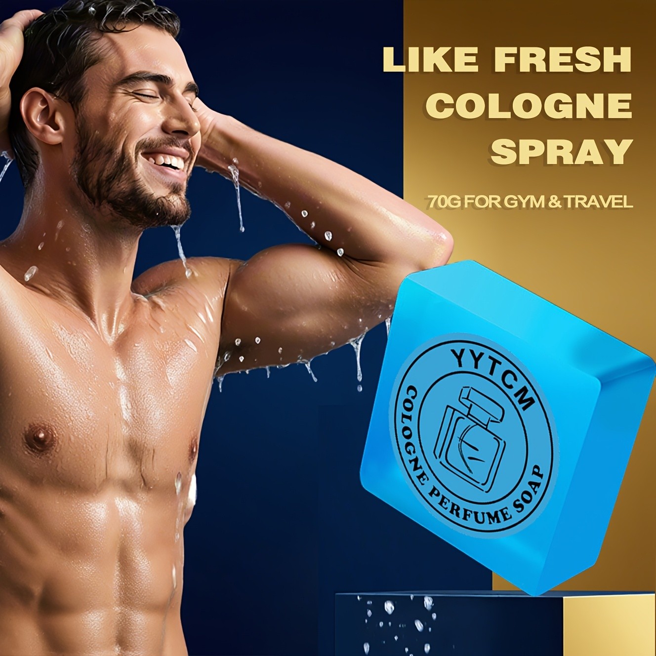Men’s Cologne Scented Soap with Shea Butter & Olive Oil