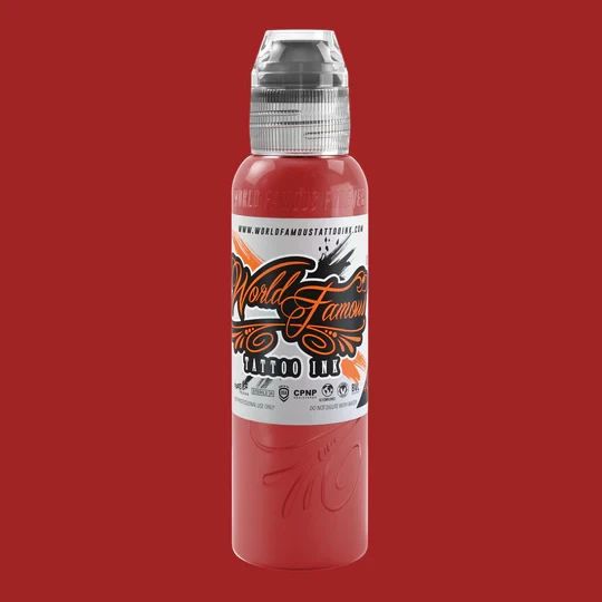 Dima NBK – Fire Red Set – World Famous Tattoo Ink – 1 oz