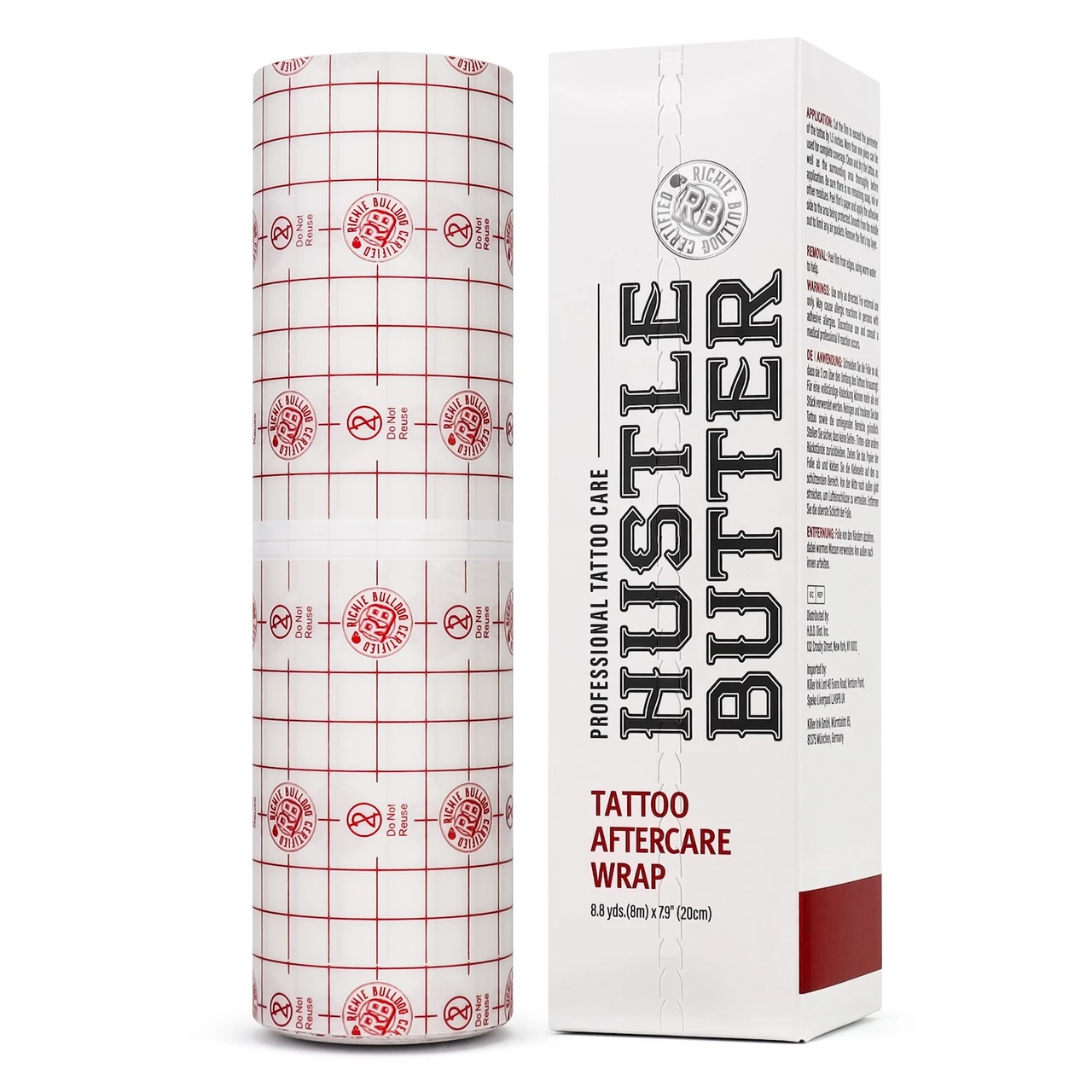 Hustle Butter Tattoo Aftercare Wrap – Professional Size 20cm x 8m