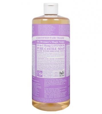 Dr. Bronner’s Magic Soaps Lavender Pure-Castile Soap – 32oz. Bottle