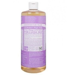 Dr. Bronner’s Magic Soaps Lavender Pure-Castile Soap – 32oz. Bottle
