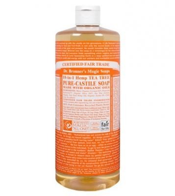 Dr. Bronner’s Magic Soaps Tea Tree Pure-Castile Soap – 32oz. Bottle