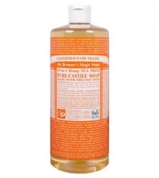 Dr. Bronner’s Magic Soaps Tea Tree Pure-Castile Soap – 32oz. Bottle