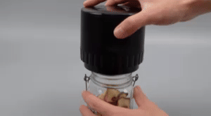 Kit de sellado al vacío eléctrico para tarros Mason. Sellador automático inalámbrico para almacenamiento y fermentación de alimentos con tapas para tarros Mason.