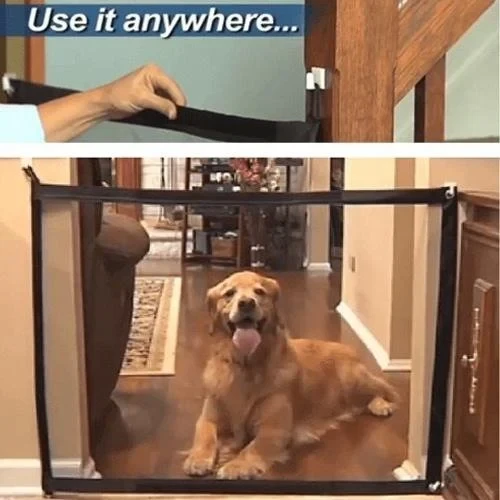 Protector de puerta portátil para niños y mascotas