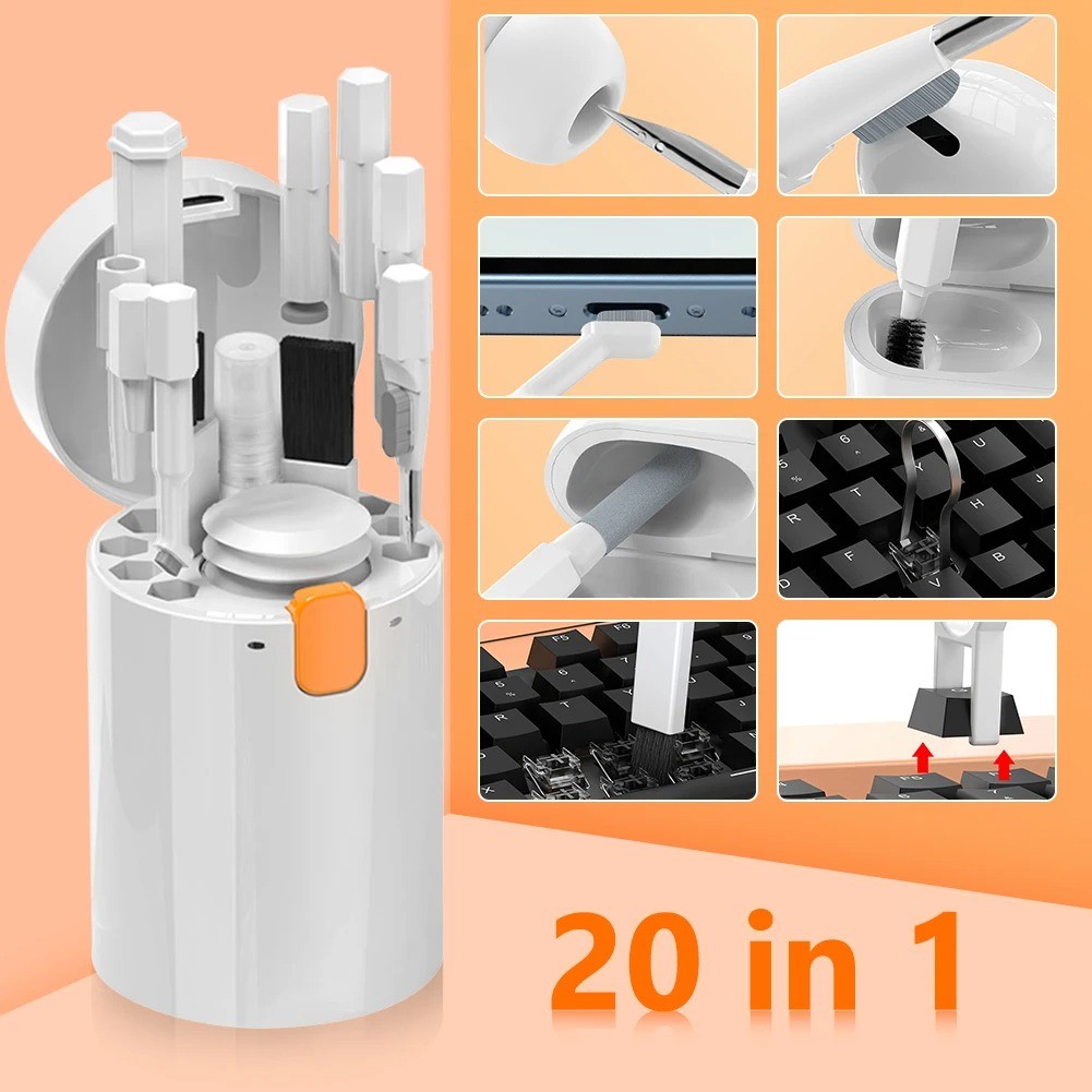 Kit de cepillos multifunción 20 en 1