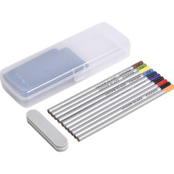 Juego de 10 cajas de lápices de colores para cerámica, para pintar a mano con tiza y esmalte, herramientas para colorear y pintar cerámica.