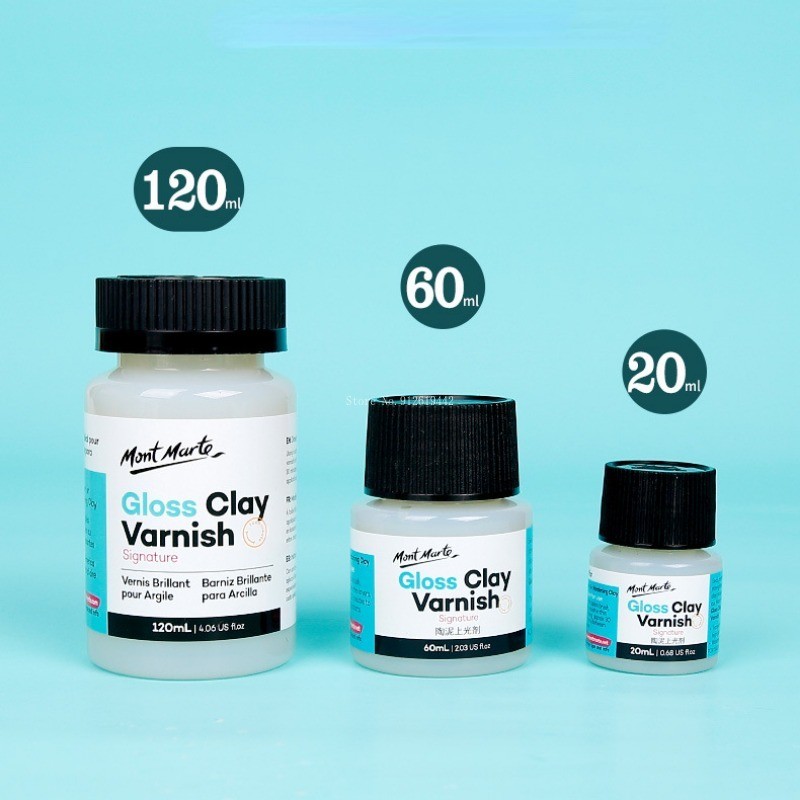 Abrillantador de arcilla plástica de piedra (20/60/120 ml): abrillantador cerámico de secado al aire, resistente al polvo y al agua. Material para producción de cerámica.