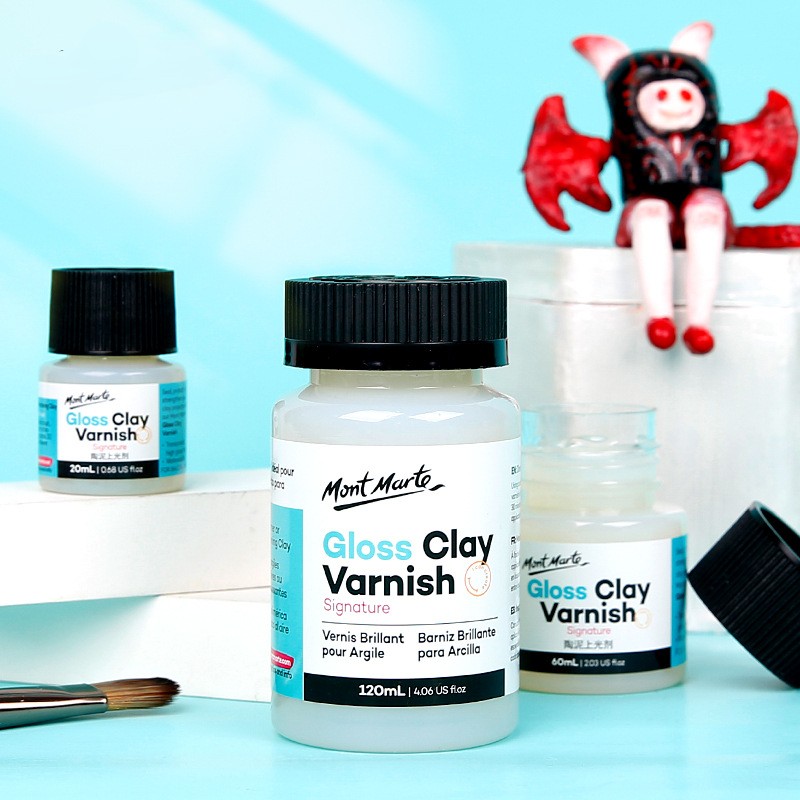 Abrillantador de arcilla plástica de piedra (20/60/120 ml): abrillantador cerámico de secado al aire, resistente al polvo y al agua. Material para producción de cerámica.